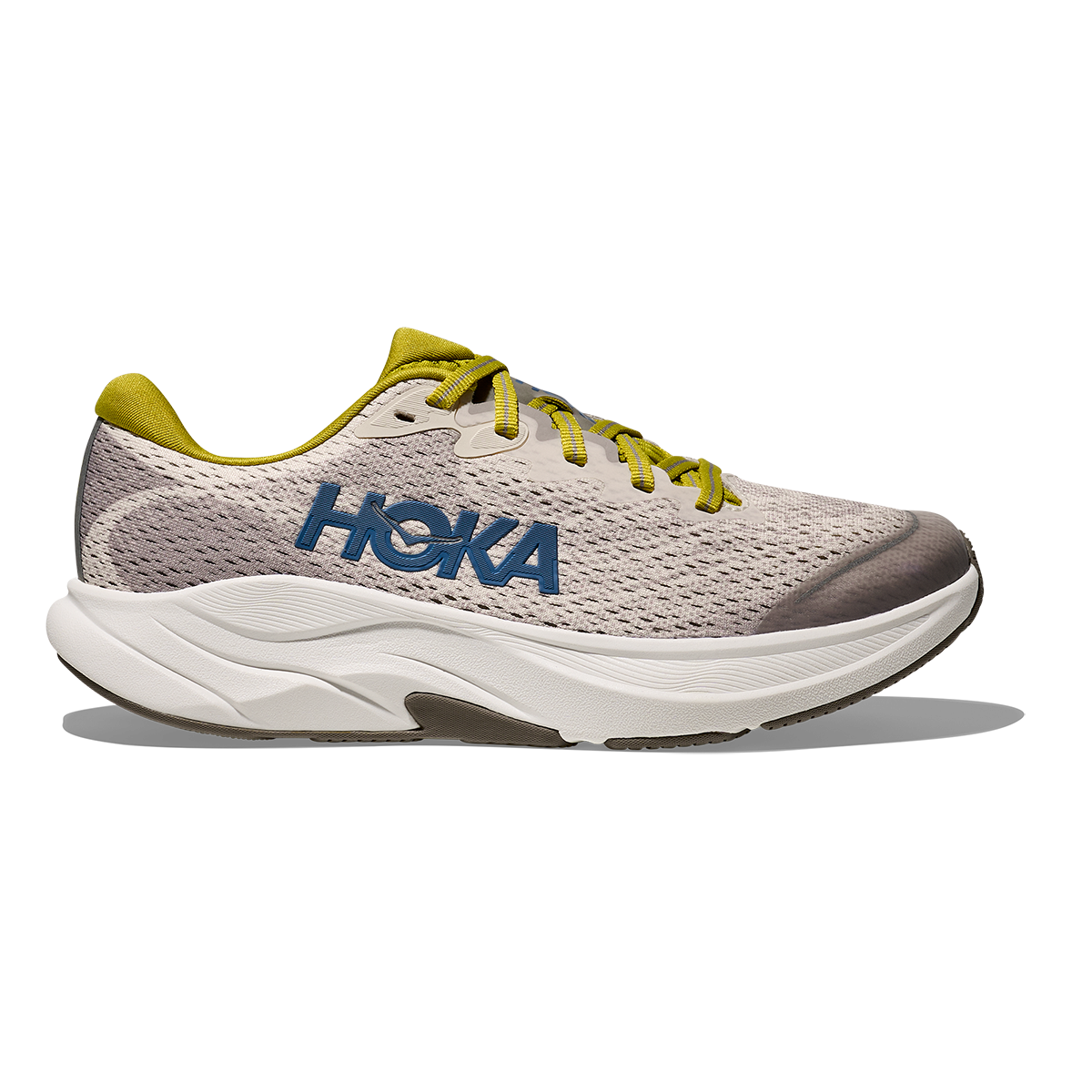 Hoka Rincon 4 Big Kids — Birch - Cement — Size Y — Width 3.5 — Front View