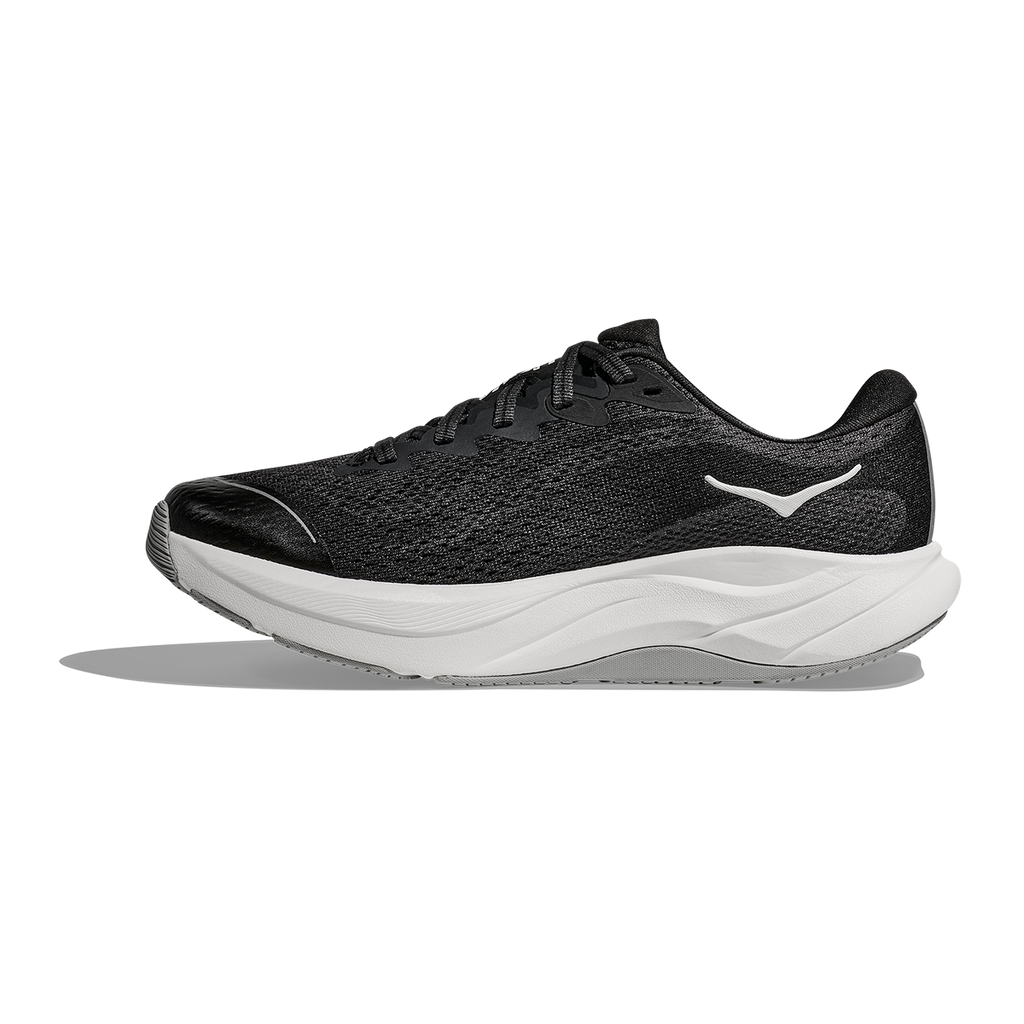 Hoka Rincon 4 Big Kids — Birch - Cement — Size Y — Width 3.5 — Lifestyle View