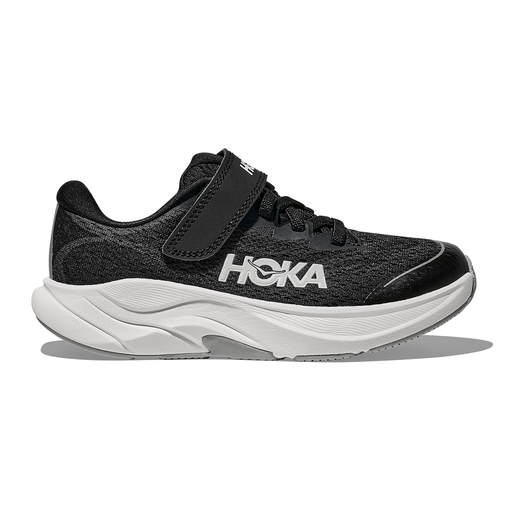 Hoka Rincon 4 Little Kids — Birch - Cement — Size K — Width 10.5 — Detail View