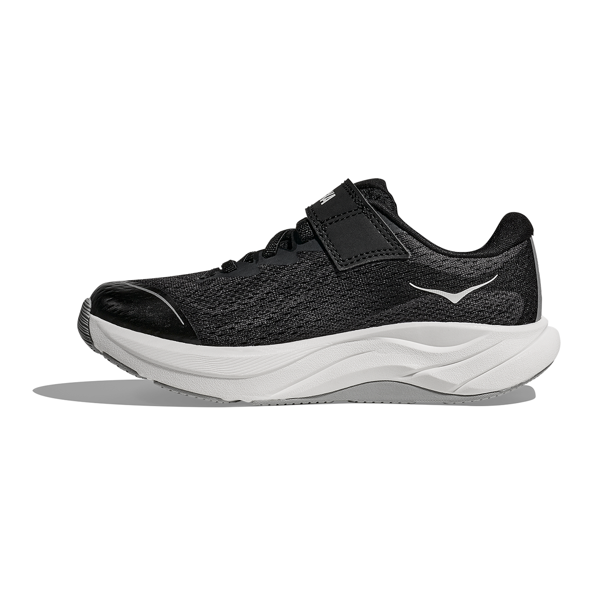 Hoka Rincon 4 Little Kids — Birch - Cement — Size K — Width 10.5 — Lifestyle View