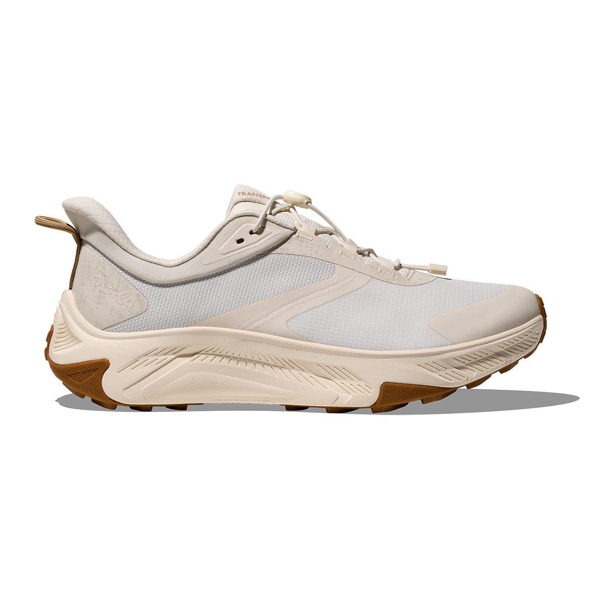 Hoka Transport 2 — Alabaster - Alabaster — Size D — Width 7 — Front View