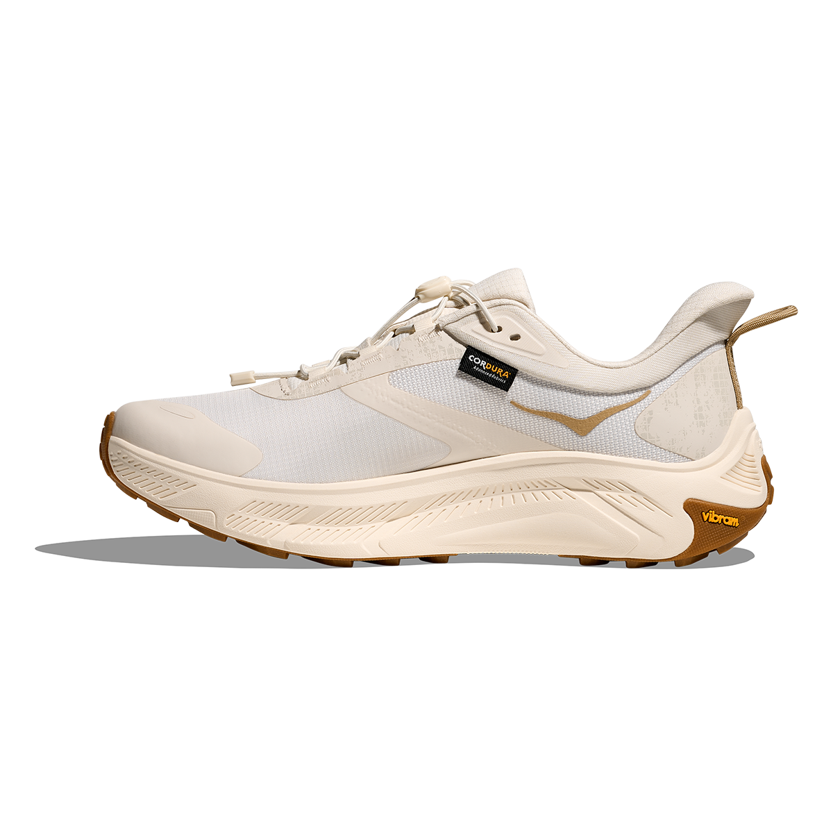 Hoka Transport 2 — Alabaster - Alabaster — Size D — Width 7 — Side View
