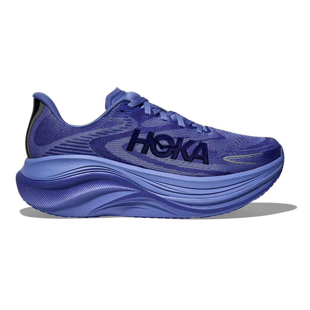 Hoka Skyward X 2 — Blue Blossom - Celestial Blue — Size D — Width 7 — Detail View