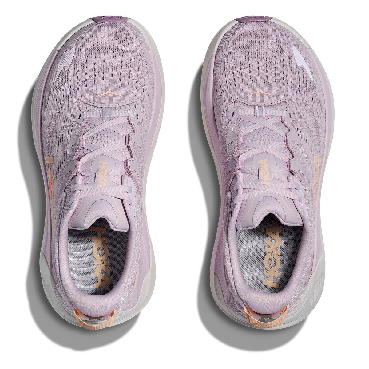 Hoka Gaviota 6 — Birch - Yellow Gold — Size B — Width 5 — Back View