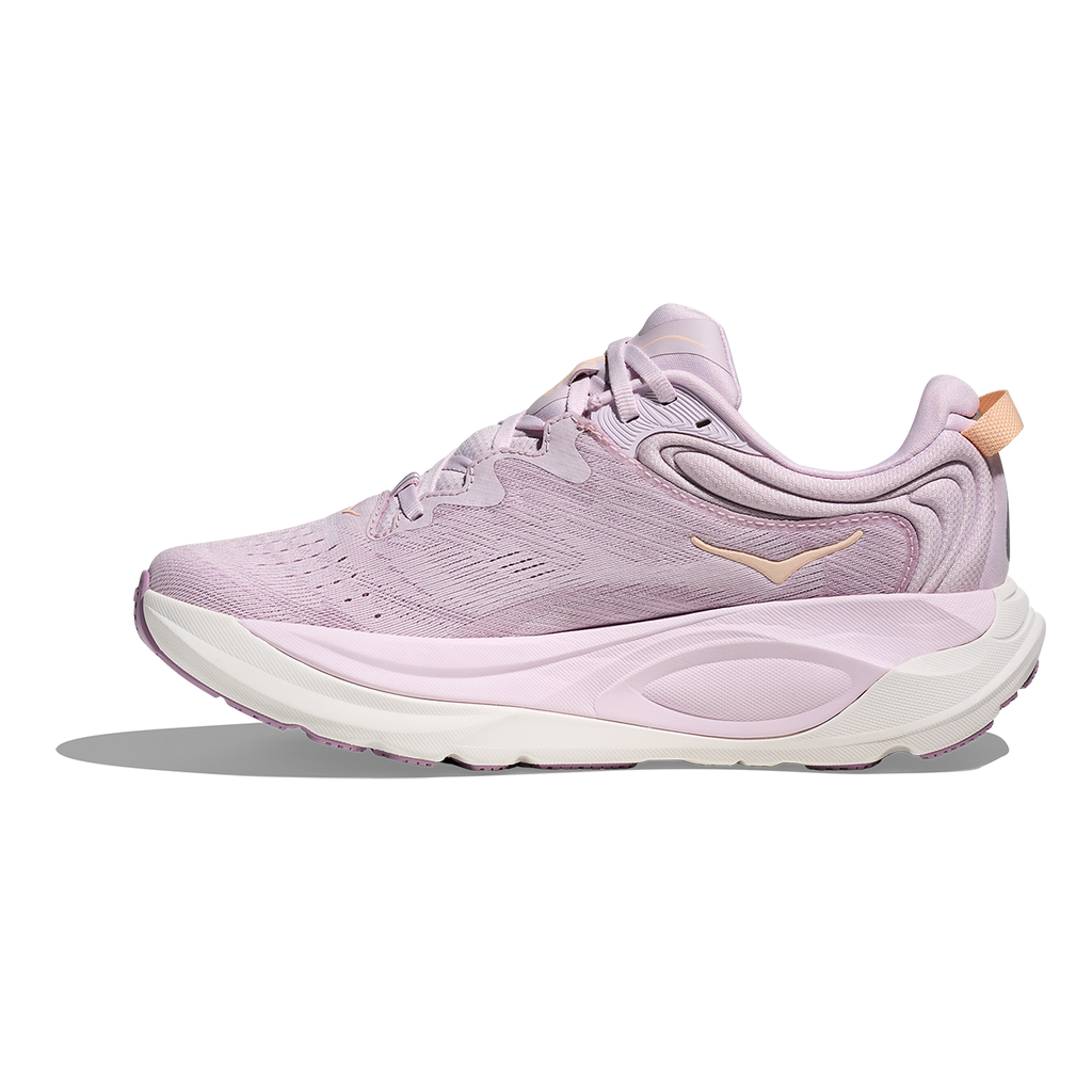 Hoka Gaviota 6 — Birch - Yellow Gold — Size B — Width 5 — Side View