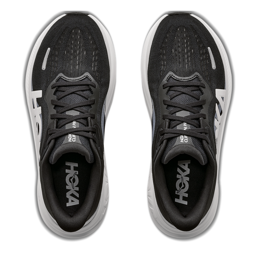 Hoka Clifton Pro — Cosmic Grey - Black — Size D — Width 7 — Alternate View 11