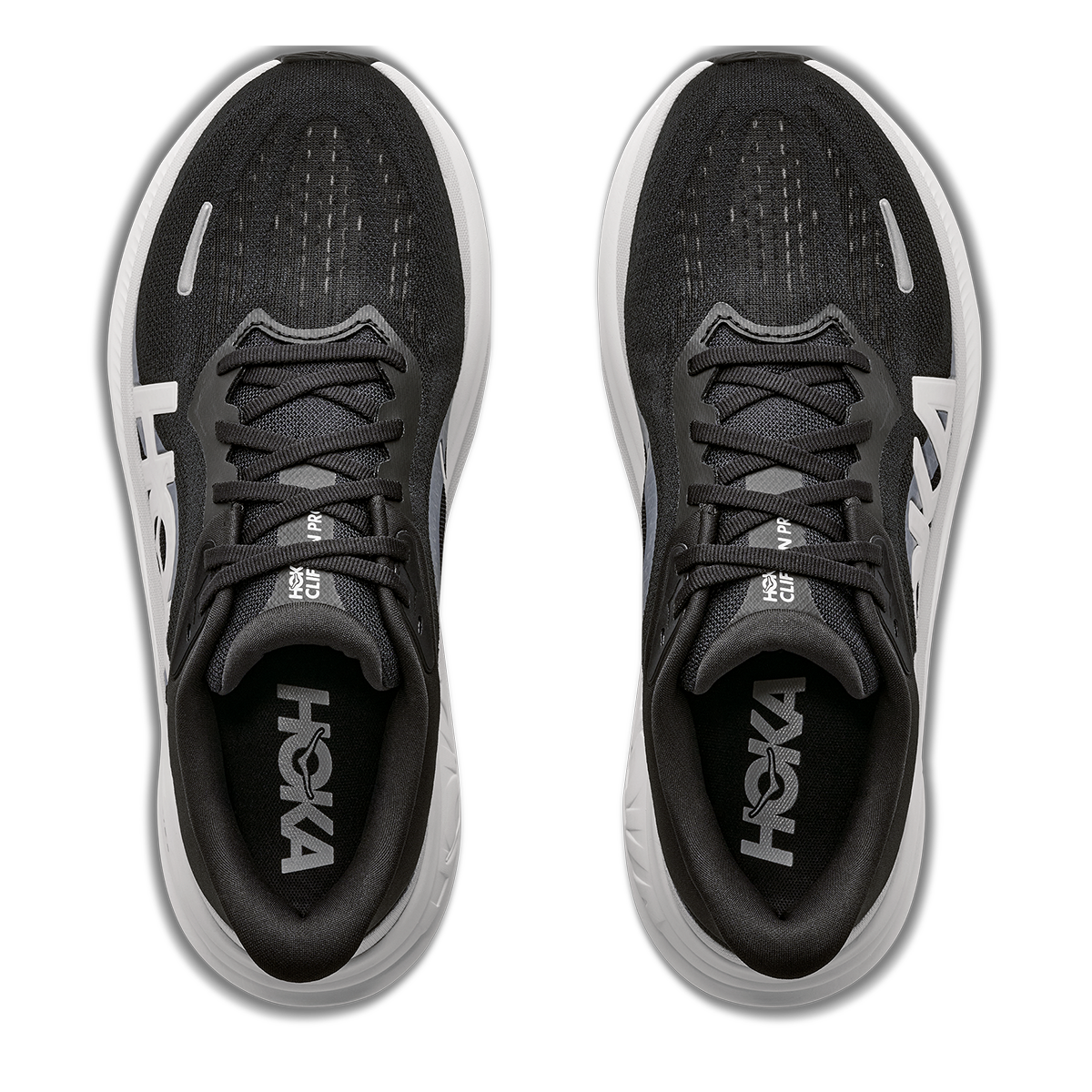 Hoka Clifton Pro — Cosmic Grey - Black — Size D — Width 7 — Alternate View 11