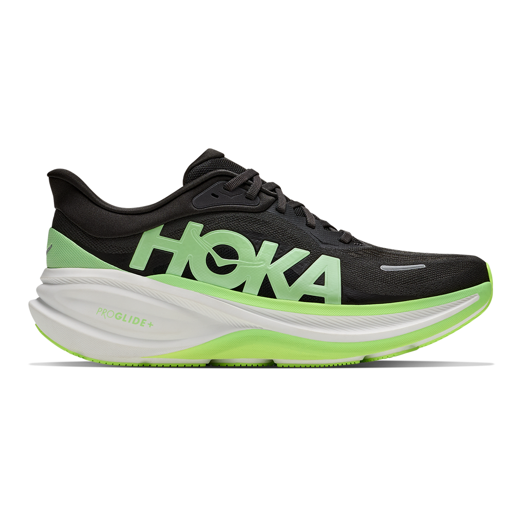 Hoka Clifton Pro — Cosmic Grey - Black — Size D — Width 7 — Detail View