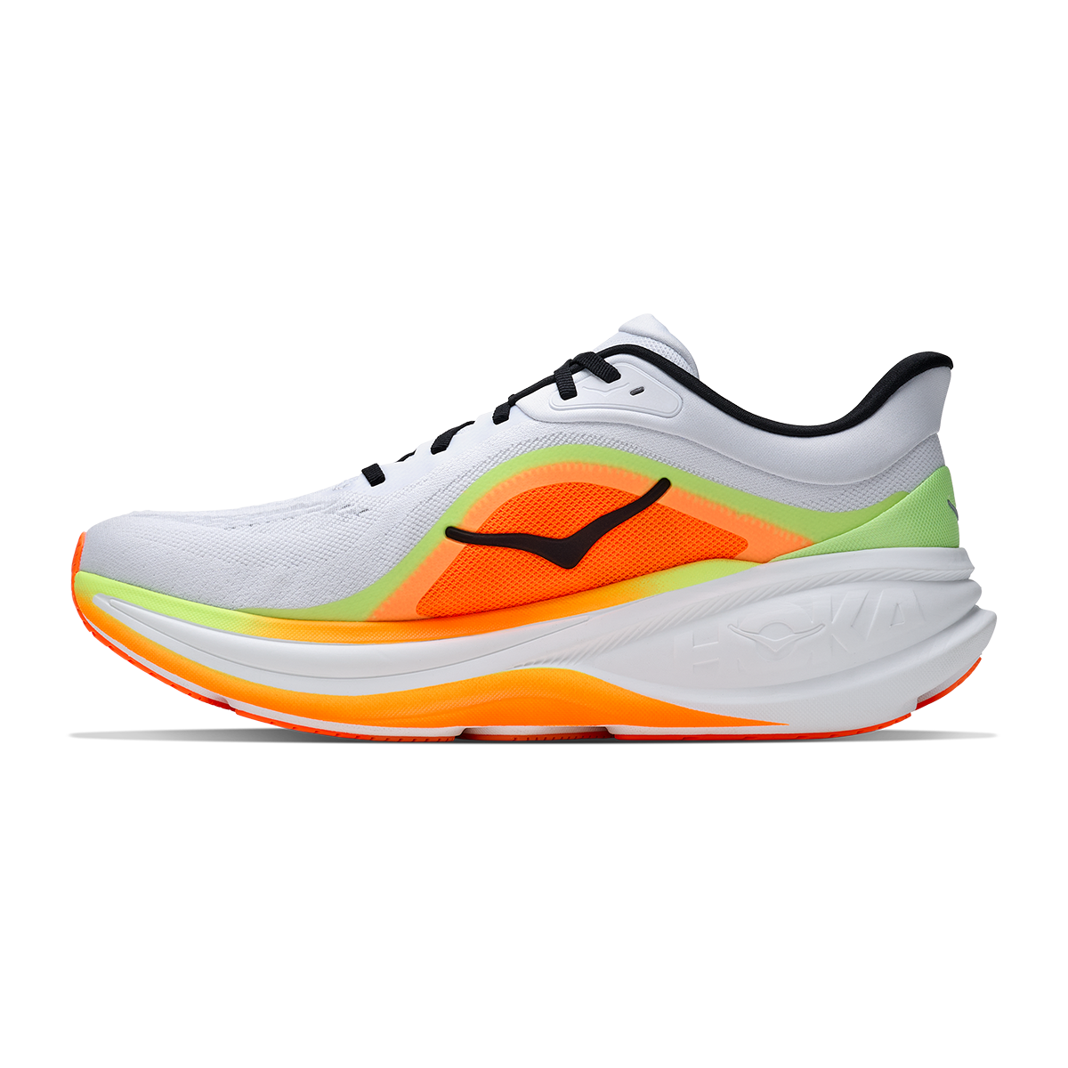 Hoka Clifton Pro — Cosmic Grey - Black — Size D — Width 7 — Side View