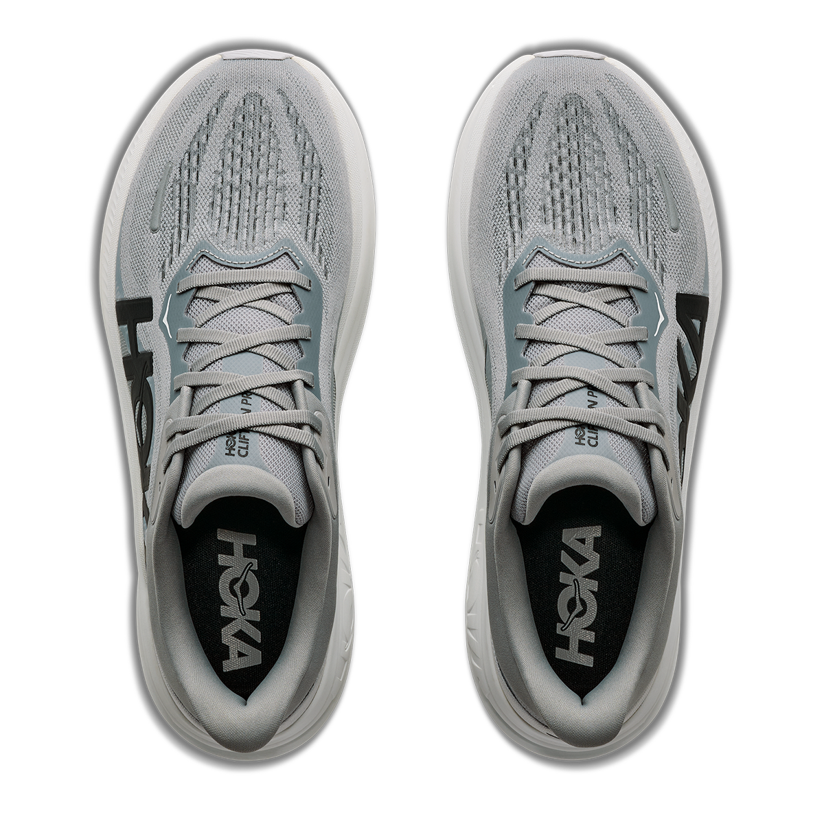 Hoka Clifton Pro — Cosmic Grey - Black — Size D — Width 7 — Alternate View 27
