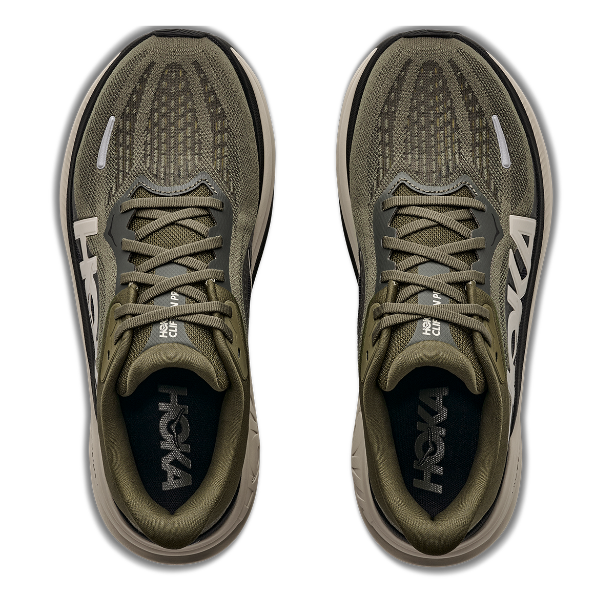 Hoka Clifton Pro — Cosmic Grey - Neon Yuzu — Size B — Width 5 — Alternate View 7