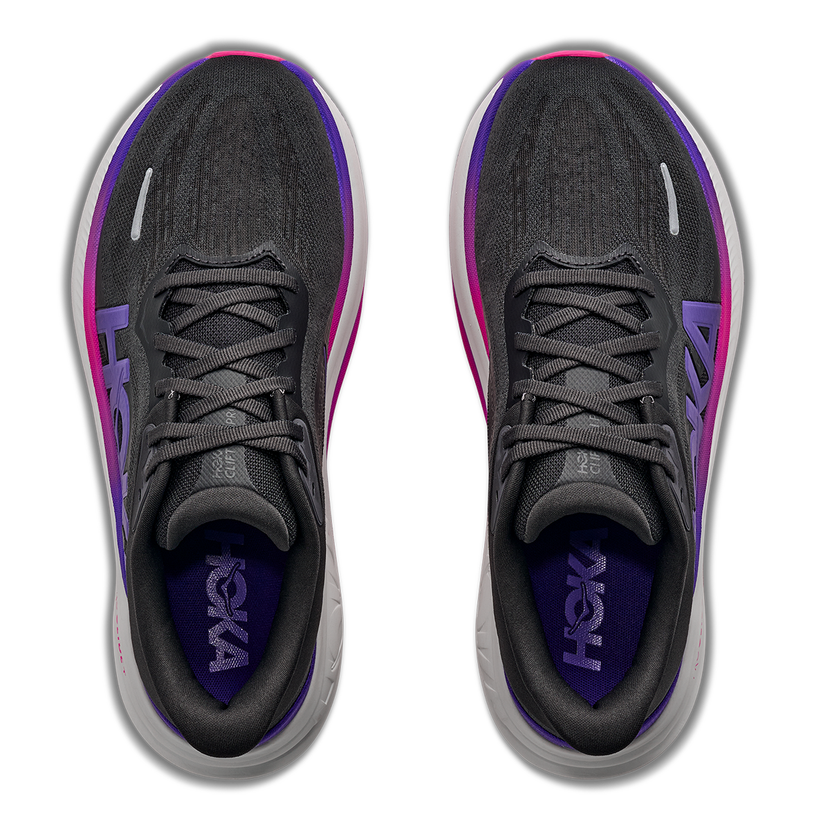 Hoka Clifton Pro — Cosmic Grey - Neon Yuzu — Size B — Width 5 — Alternate View 15