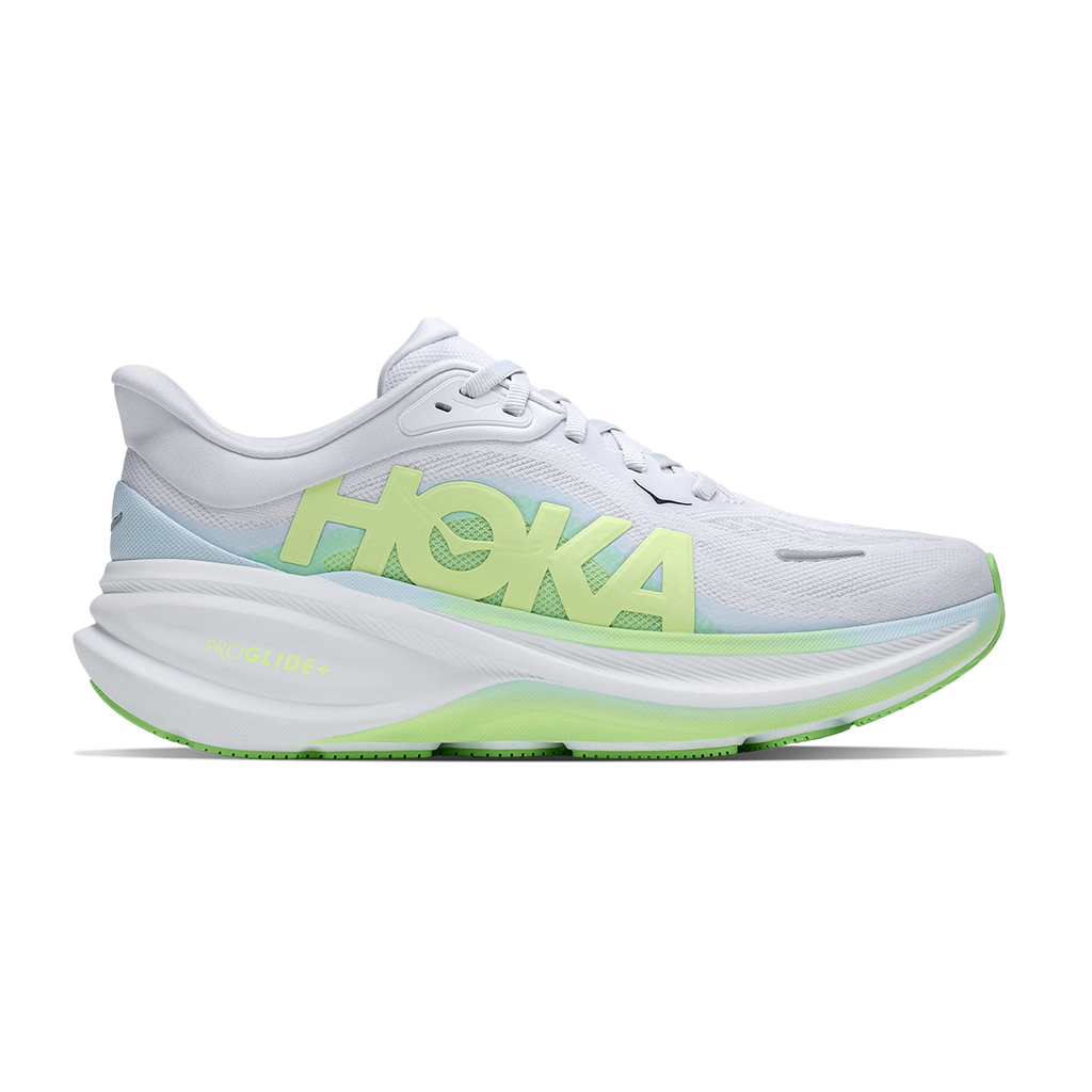 Hoka Clifton Pro — Cosmic Grey - Neon Yuzu — Size B — Width 5 — Front View