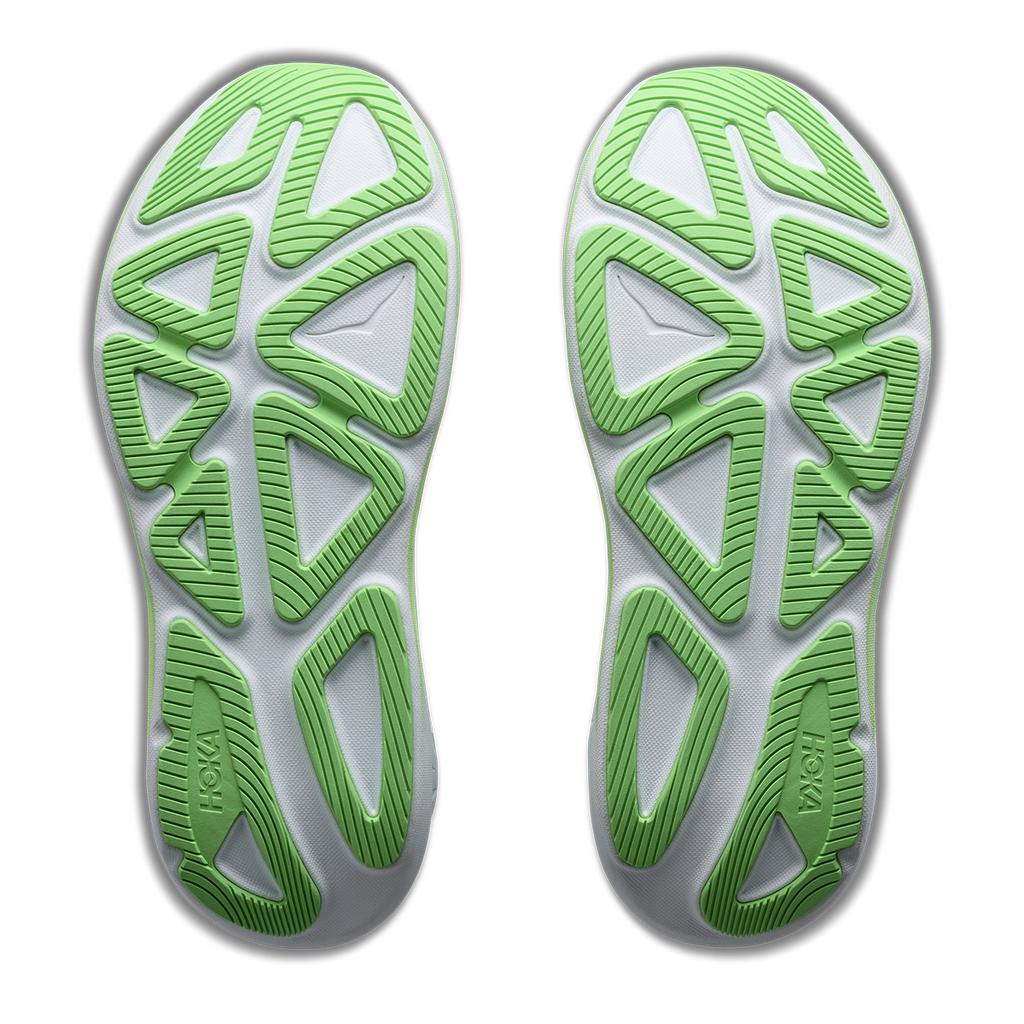 Hoka Clifton Pro — Cosmic Grey - Neon Yuzu — Size B — Width 5 — Top View