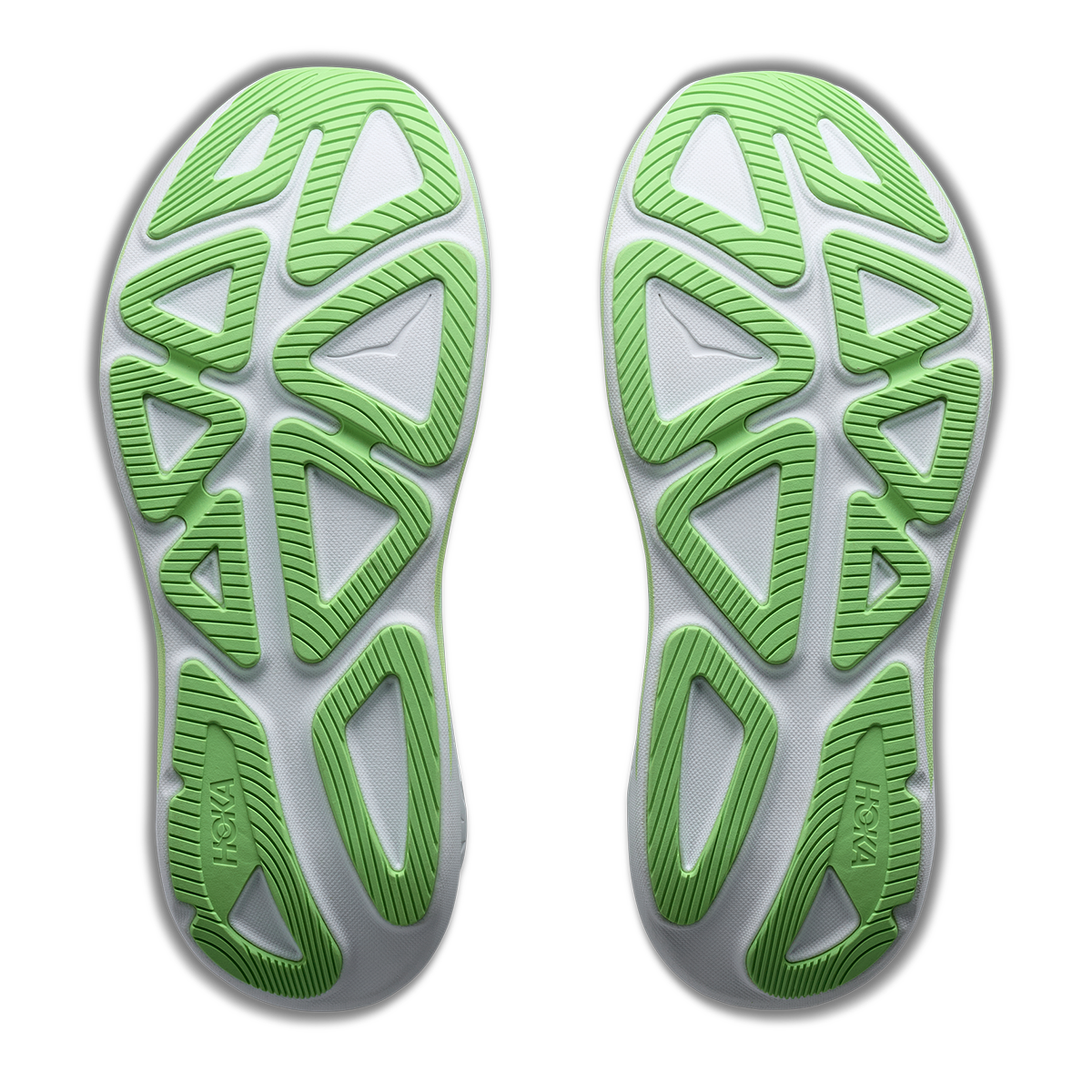 Hoka Clifton Pro — Cosmic Grey - Neon Yuzu — Size B — Width 5 — Top View