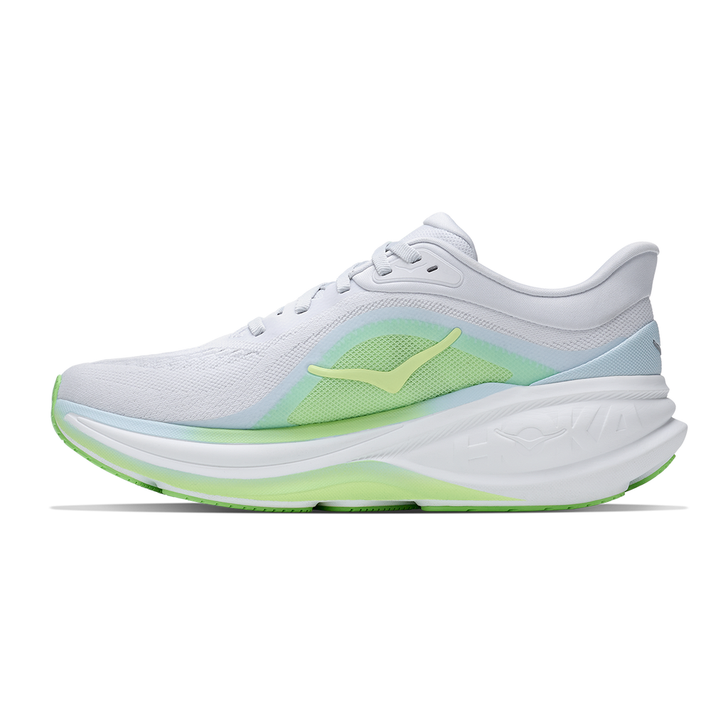Hoka Clifton Pro — Cosmic Grey - Neon Yuzu — Size B — Width 5 — Side View