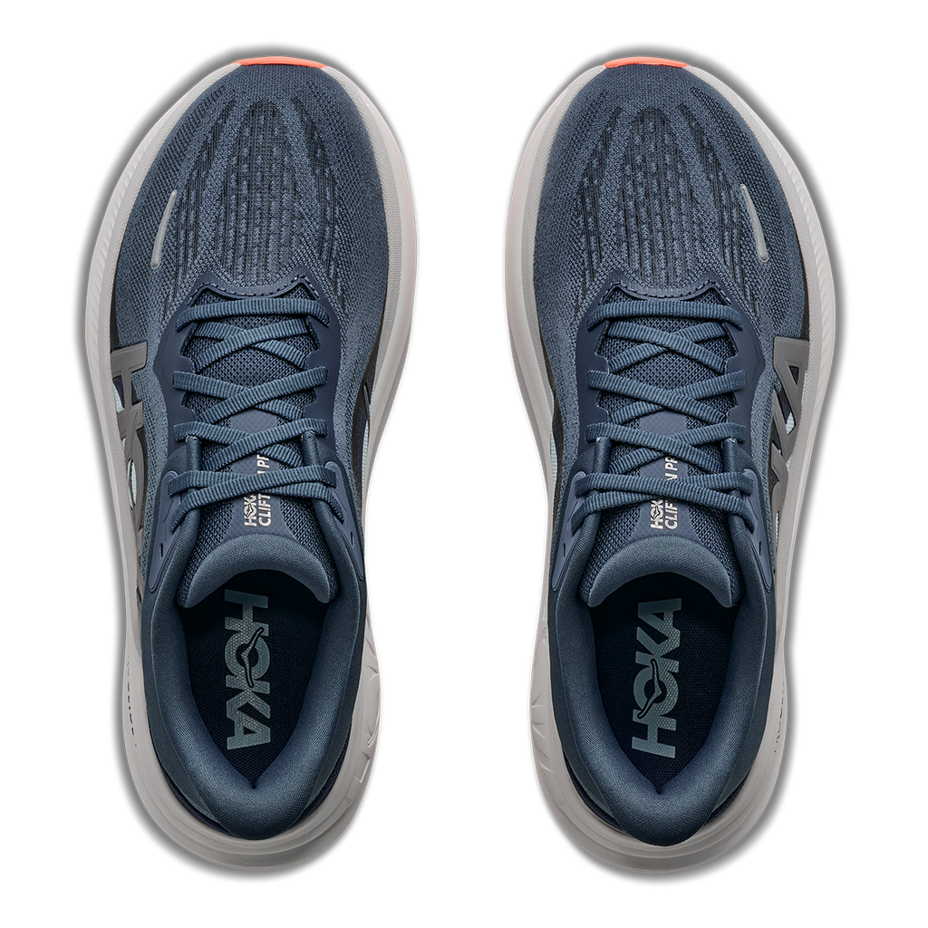 Hoka Clifton Pro — Cosmic Grey - Neon Yuzu — Size B — Width 5 — Alternate View 11