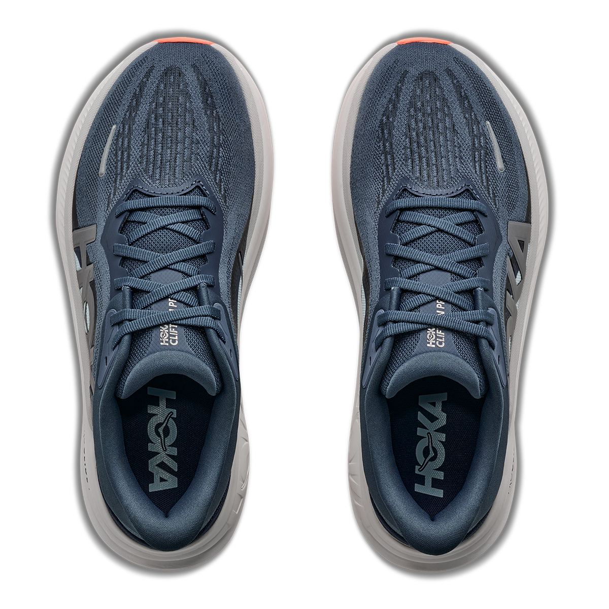 Hoka Clifton Pro — Cosmic Grey - Neon Yuzu — Size B — Width 5 — Alternate View 11