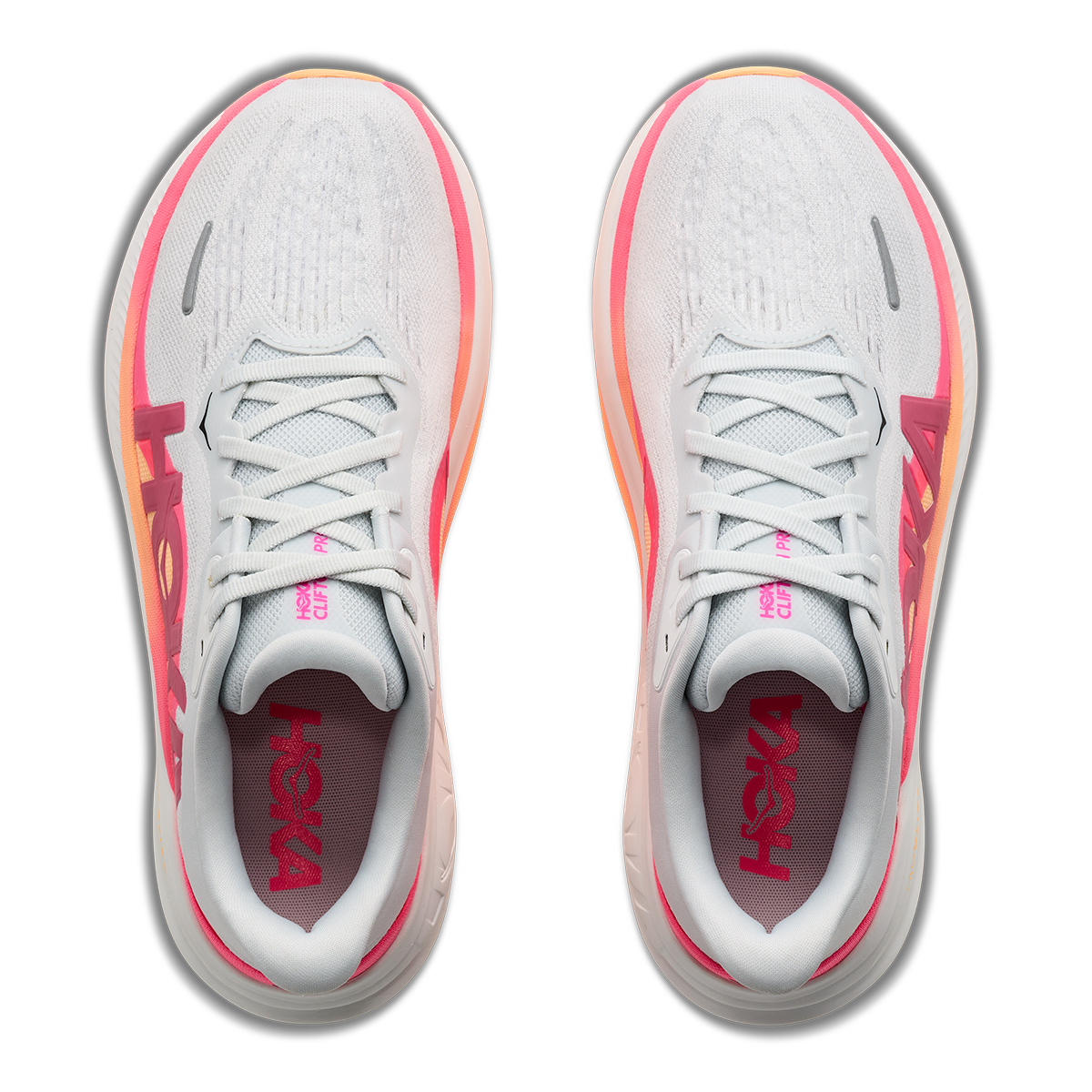 Hoka Clifton Pro — Cosmic Grey - Neon Yuzu — Size B — Width 5 — Alternate View 31