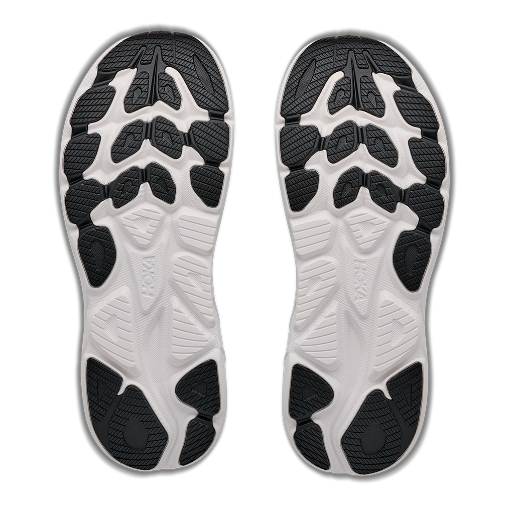 Hoka Clifton 11 — Frost - Black — Size D — Width 7 — Top View