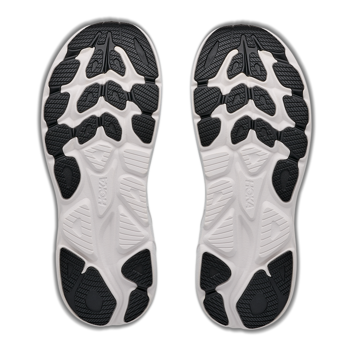 Hoka Clifton 11 — Frost - Black — Size D — Width 7 — Top View