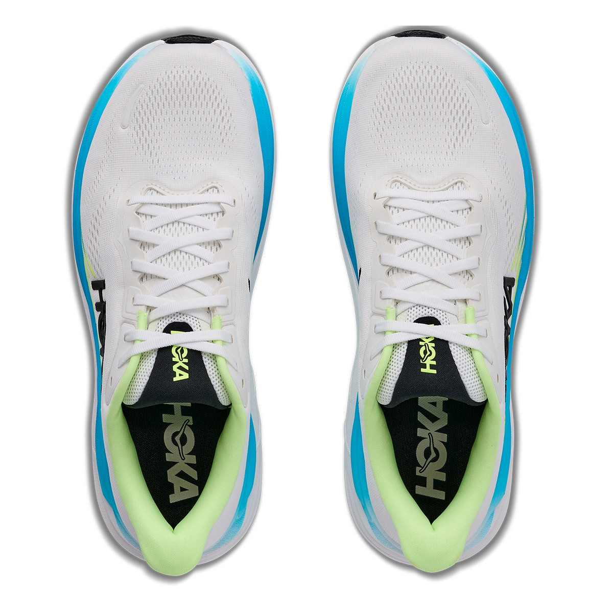 Hoka Clifton 11 — Frost - Black — Size D — Width 7 — Back View