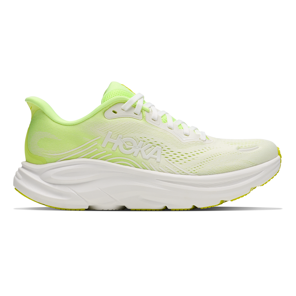 Hoka Clifton 11 — Neon Yuzu - Frost — Size B — Width 4 — Front View