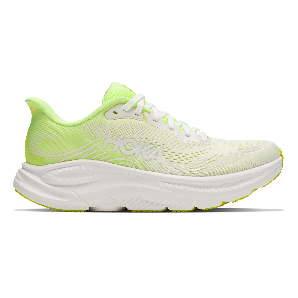 Hoka Clifton 11 — Neon Yuzu - Frost — Size B — Width 4 — Front View