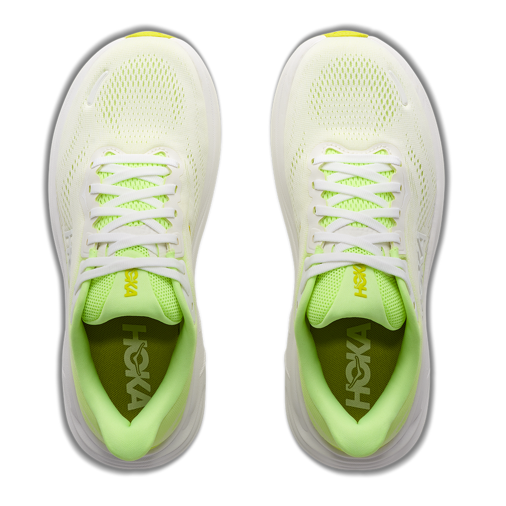 Hoka Clifton 11 — Neon Yuzu - Frost — Size B — Width 4 — Back View