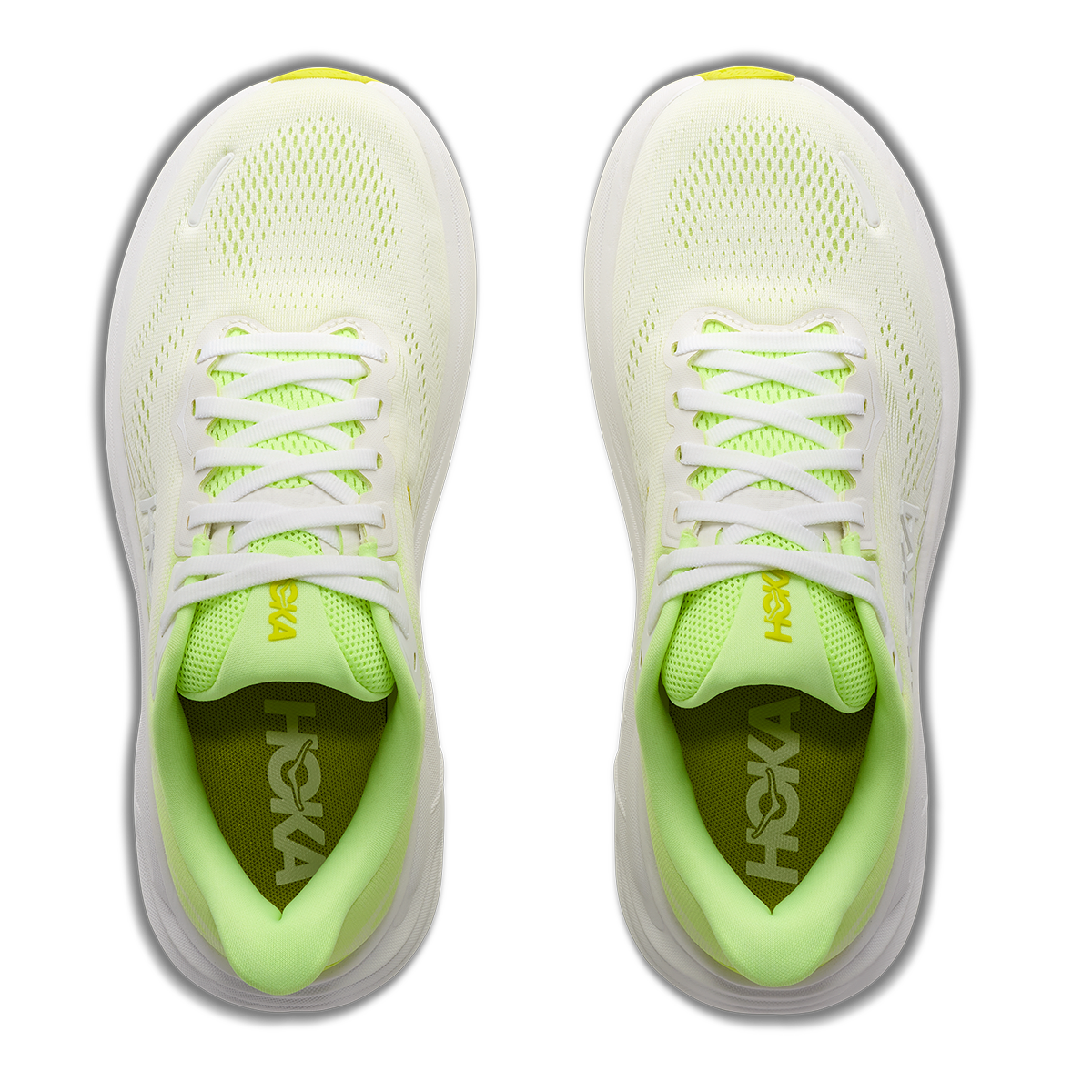 Hoka Clifton 11 — Neon Yuzu - Frost — Size B — Width 4 — Back View