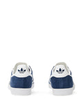 adidas Gazelle Navy Blue/White Sneakers — Navy Blue/White — Size US M 6 - US W 7.5 — Back View