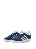 adidas Gazelle Navy Blue/White Sneakers — Navy Blue/White — Size US M 6 - US W 7.5 — Side View