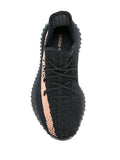 adidas Yeezy Boost 350 V2 ?opper?Sneakers — Black — Size US M 9 - US W 10.5 — Top View