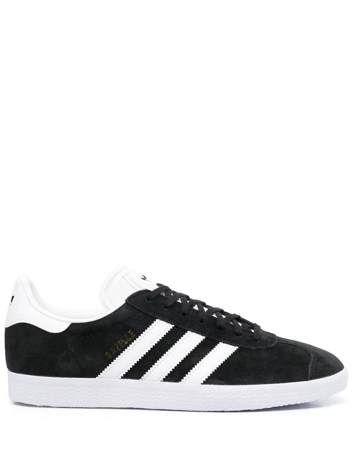 adidas Gazelle Cblack/White/Goldmt Sneakers — Same as shown — Size US M 3.5 - US W 5 — Front View