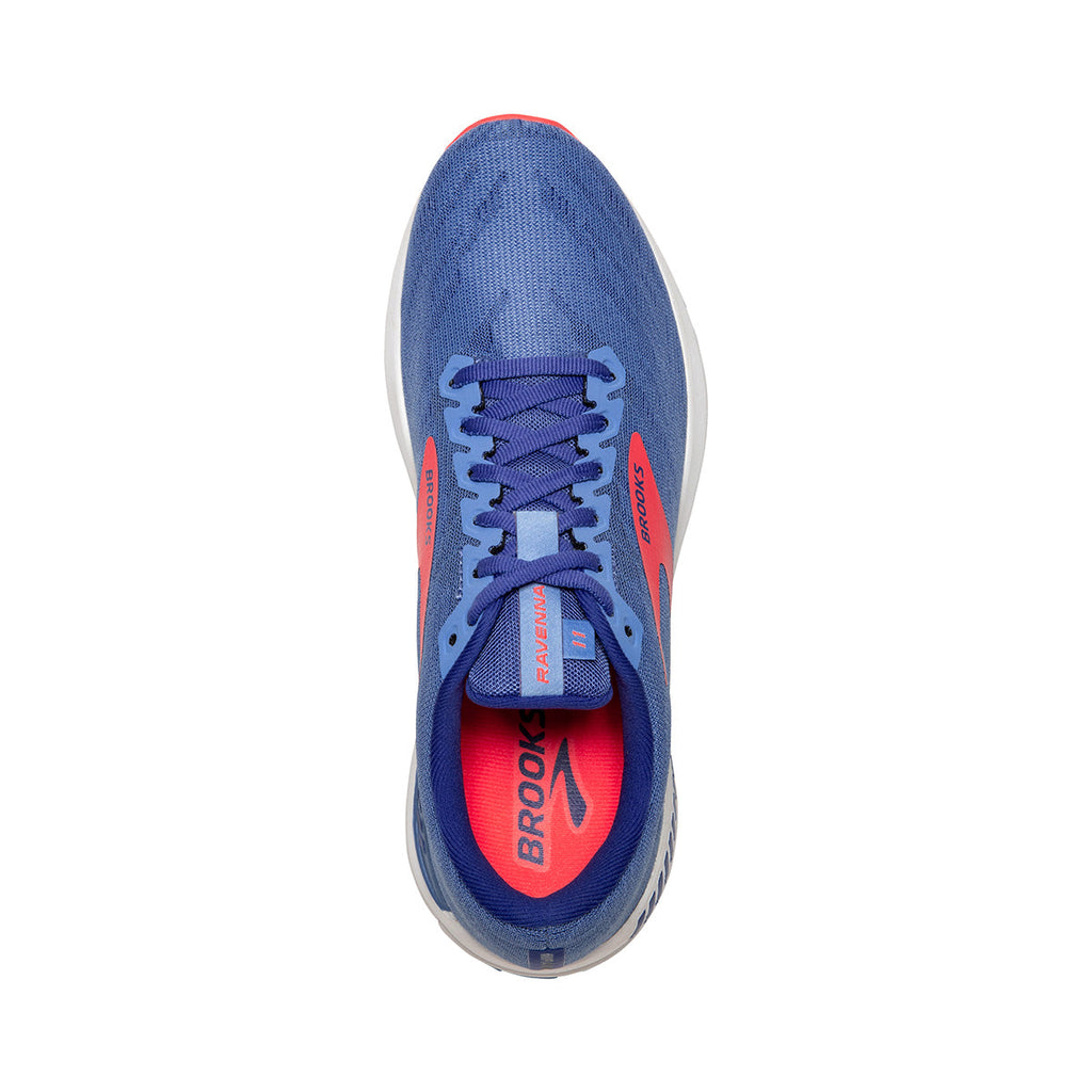 Brooks Ravenna 11 — Light Blue - Alloy - Grey — Size B — Width 10.5 — Back View