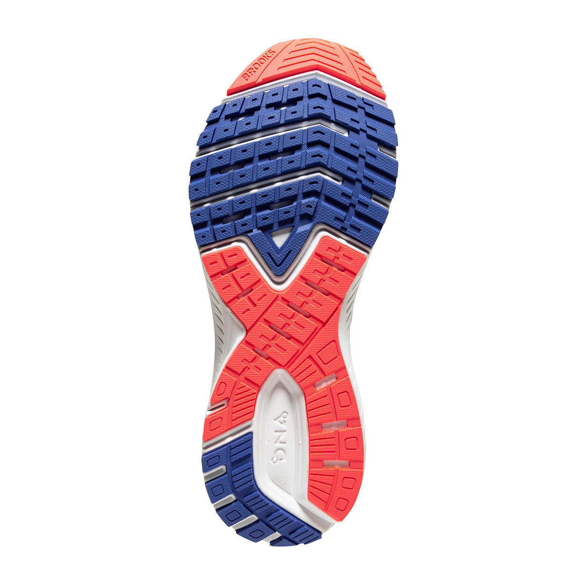 Brooks Ravenna 11 — Light Blue - Alloy - Grey — Size B — Width 10.5 — Top View