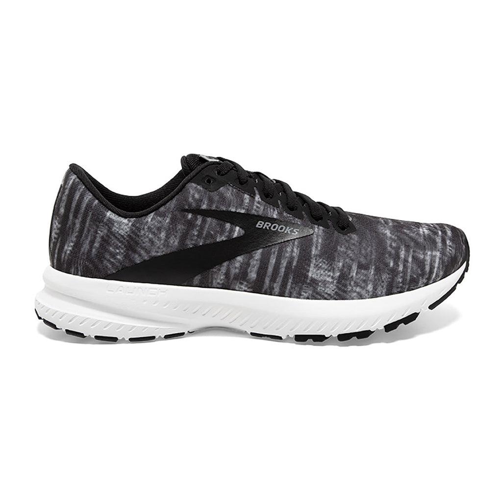 Brooks Launch 7 — Black - Pearl - Hushed Violet — Size B — Width 10.5 — Detail View
