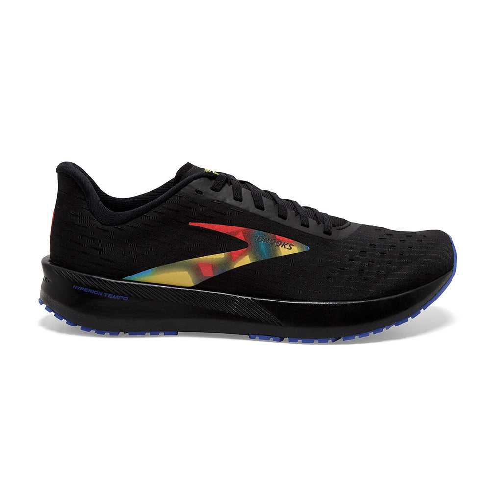 Brooks Hyperion Tempo Victory — Black - Red - Blue — Size B — Width 10 — Front View
