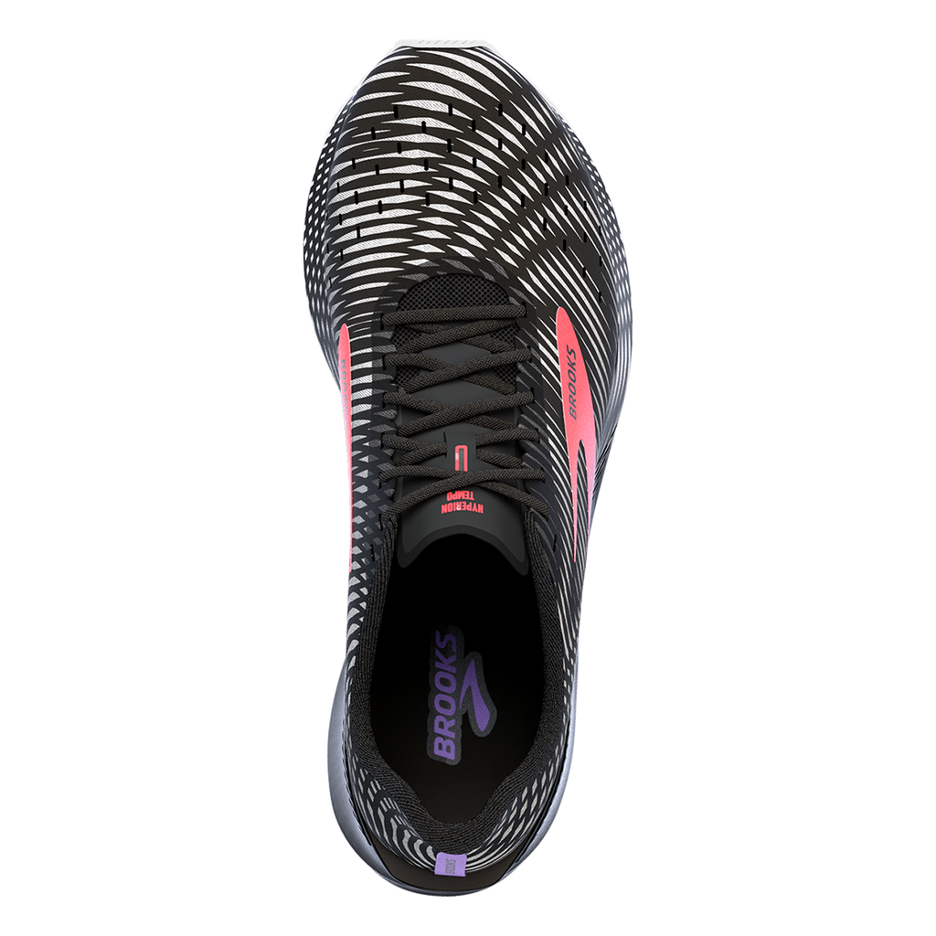 Brooks Hyperion Tempo — Black - Coral - Purple — Size B — Width 6 — Alternate View 7