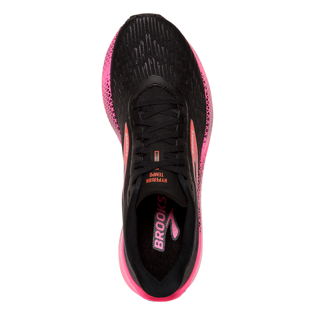 Brooks Hyperion Tempo — Black - Coral - Purple — Size B — Width 6 — Alternate View 12