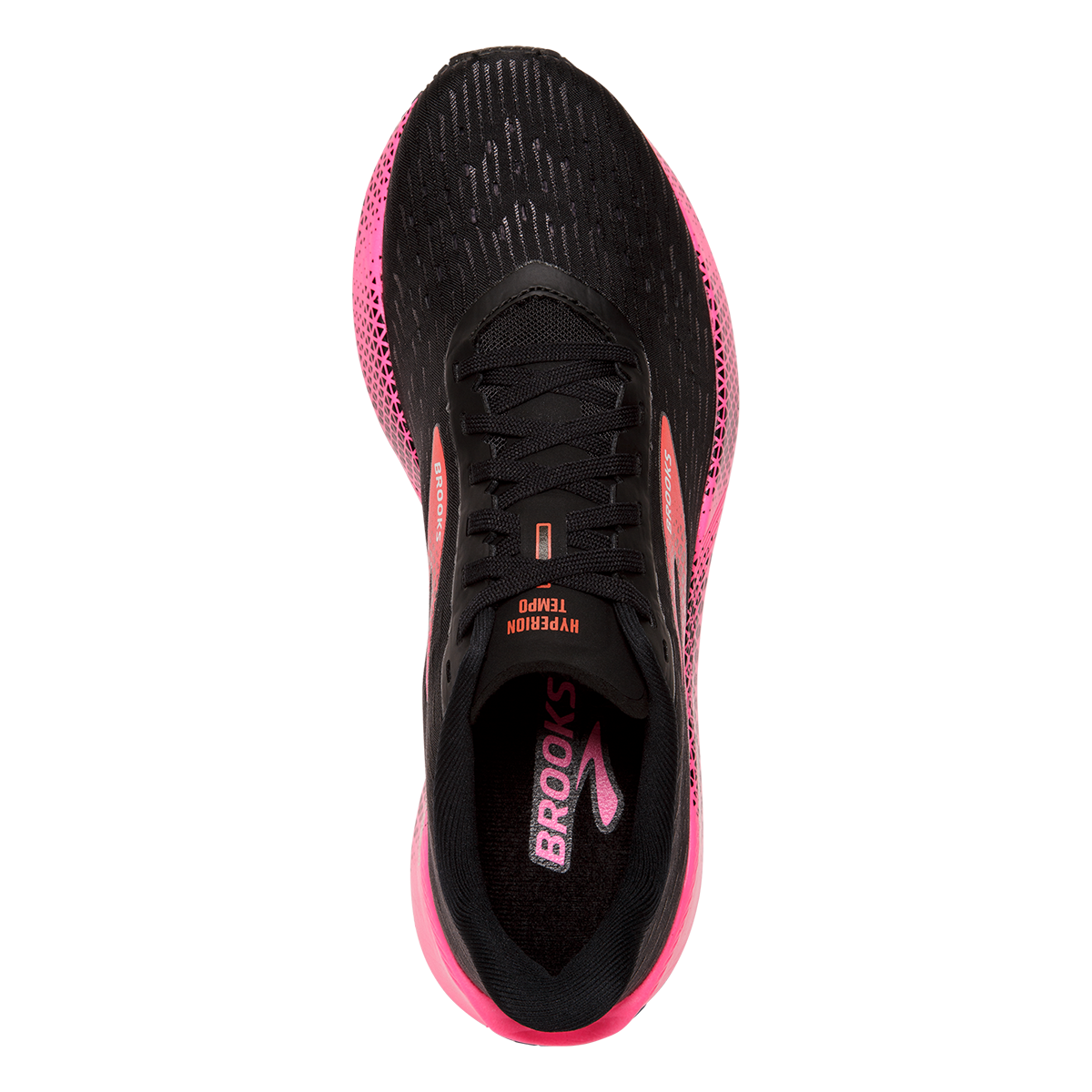 Brooks Hyperion Tempo — Black - Coral - Purple — Size B — Width 6 — Alternate View 12