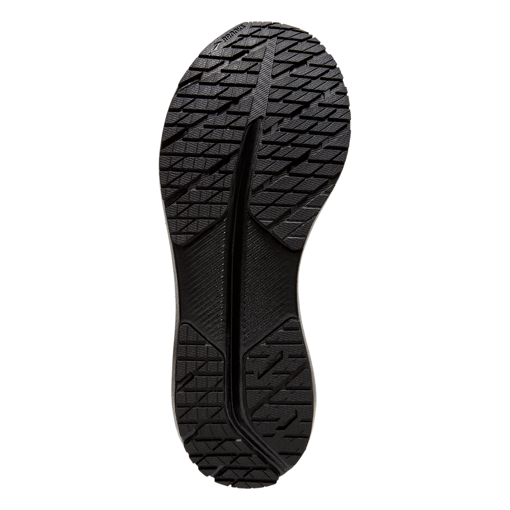 Brooks Hyperion Tempo — Black - Coral - Purple — Size B — Width 6 — Top View