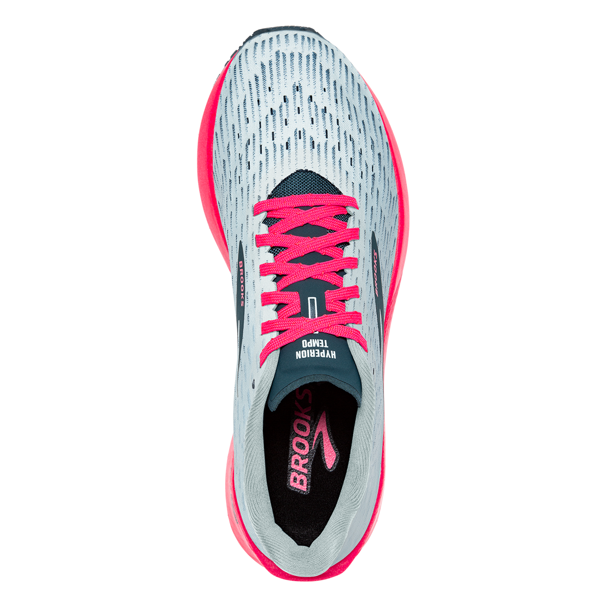 Brooks Hyperion Tempo — Black - Coral - Purple — Size B — Width 6 — Alternate View 43