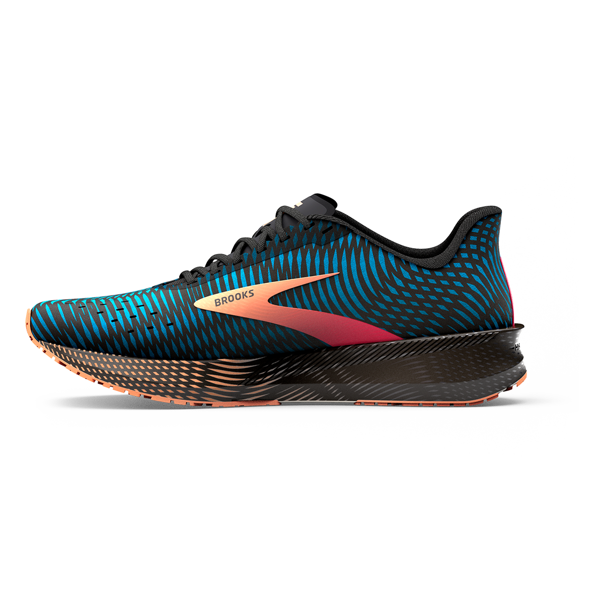 Brooks Hyperion Tempo — Black - Coral - Purple — Size B — Width 6 — Alternate View 26