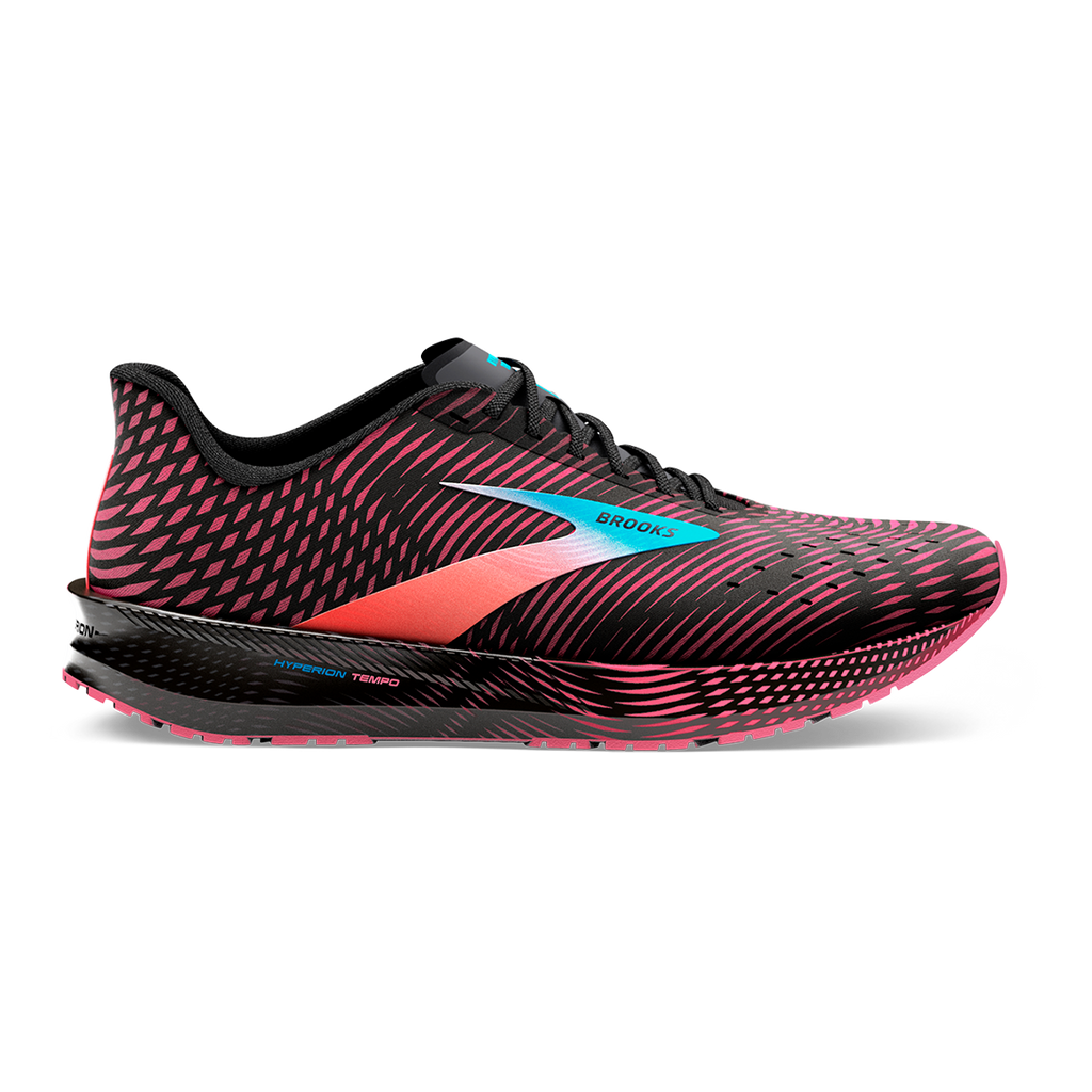 Brooks Hyperion Tempo — Black - Coral - Purple — Size B — Width 6 — Alternate View 33