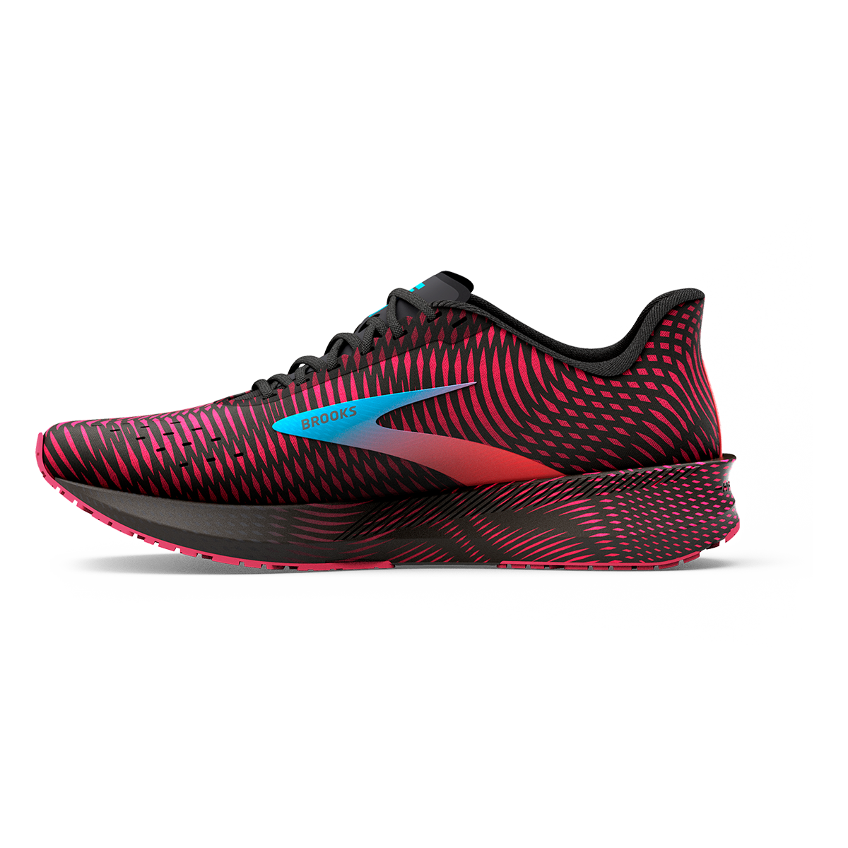 Brooks Hyperion Tempo — Black - Coral - Purple — Size B — Width 6 — Alternate View 34