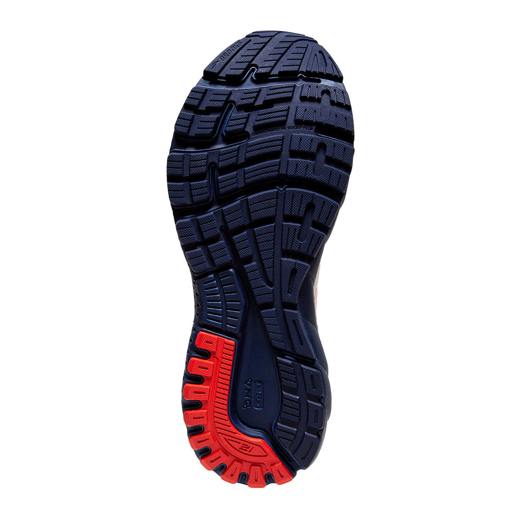 Brooks Adrenaline GTS 21 Run USA — White - Blue - Red — Size B — Width 10.5 — Top View