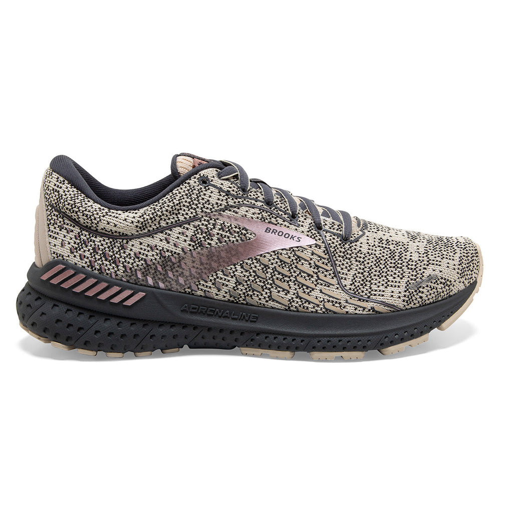 Brooks Adrenaline GTS 21 Brand — Almond - Ombre - Metallic — Size B — Width 10.5 — Front View