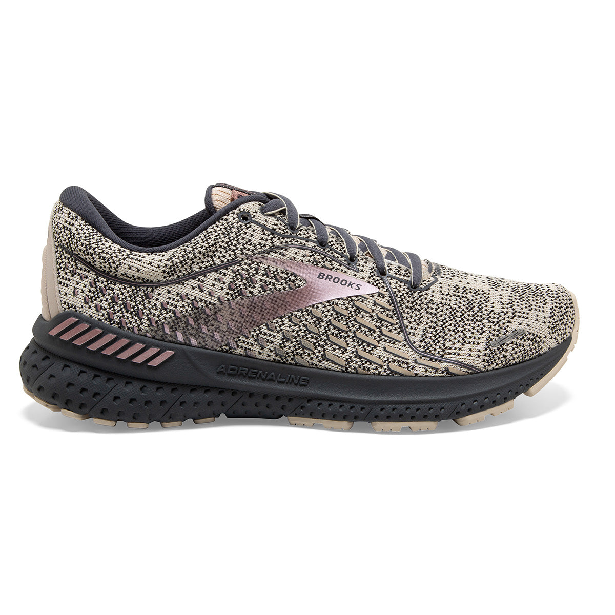 Brooks Adrenaline GTS 21 Brand — Almond - Ombre - Metallic — Size B — Width 10.5 — Front View