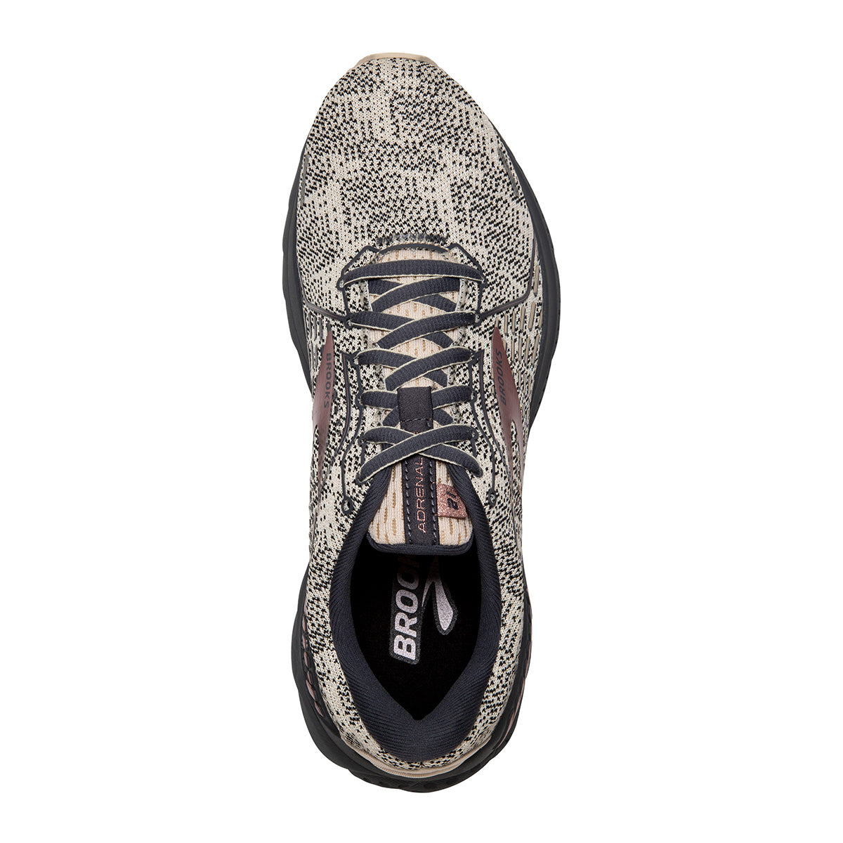 Brooks Adrenaline GTS 21 Brand — Almond - Ombre - Metallic — Size B — Width 10.5 — Back View